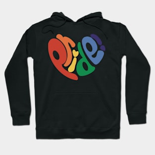 pride heart Hoodie